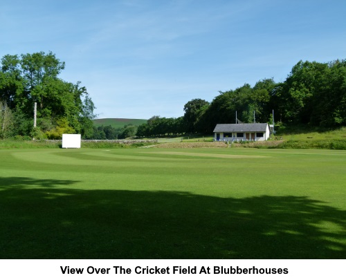 View over Blubberhouses cricket field.