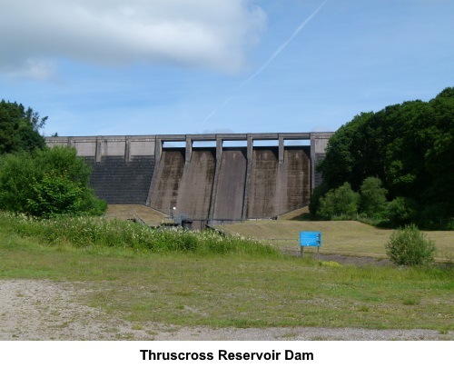 Thruscross Reservoir Dam.
