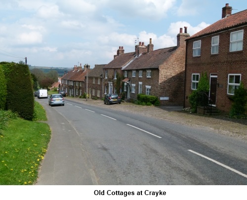 Old cottages at Crayke