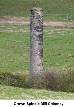 Chimney at the former Crown Spindle Mill