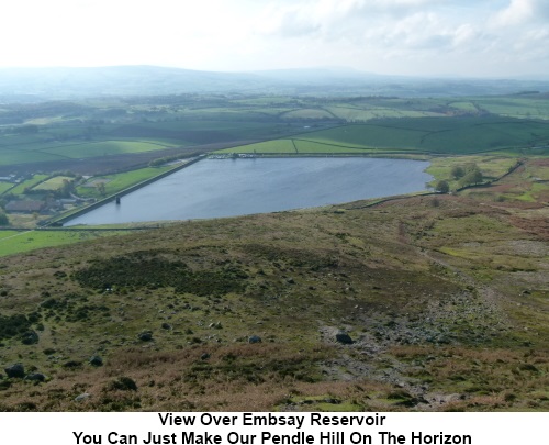 View over Embsay Reservoir