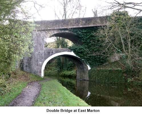 Double bridge at East Marton