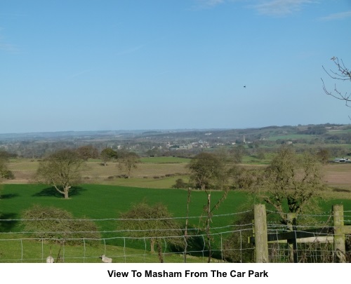 View to Masham from car park