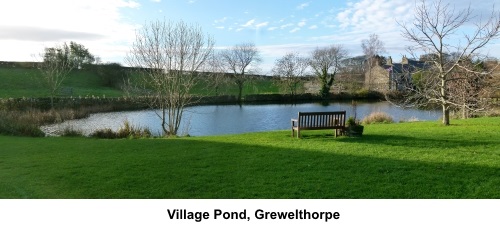 Grewelthorpe village pond