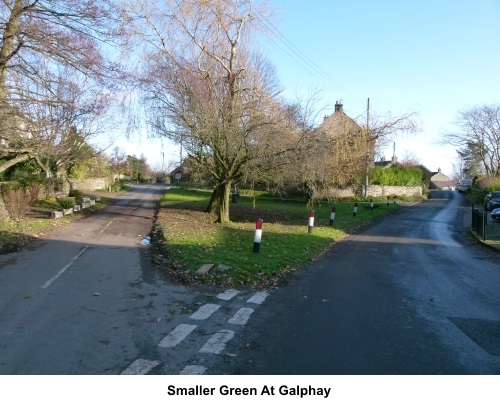Galphay smaller village green