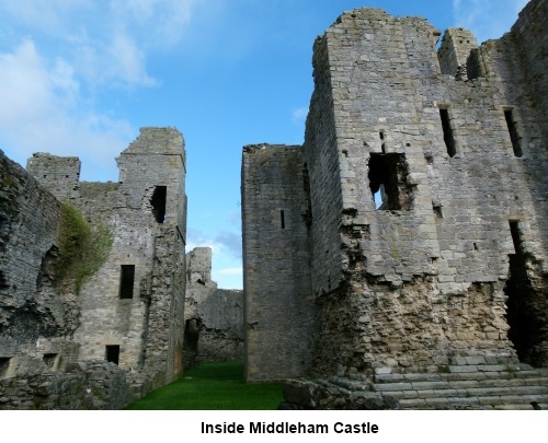 Inside Middleham Castle