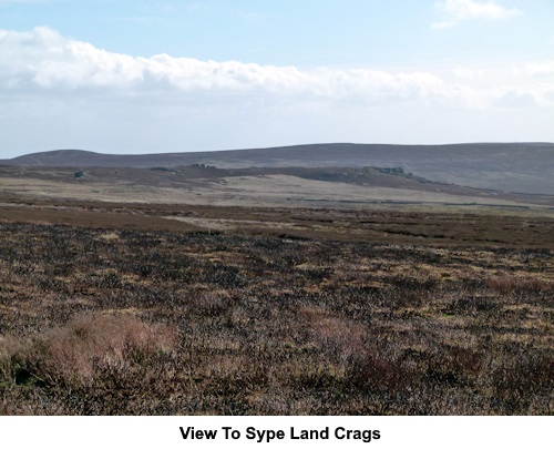 View to Sype Land Crags.