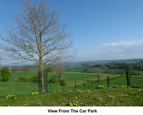The view from Hackfall Woods car park.