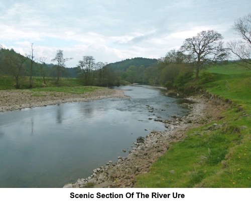A scenic section of the River Ure.
