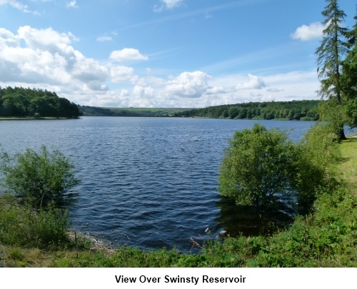 View over Swinsty Reservoir