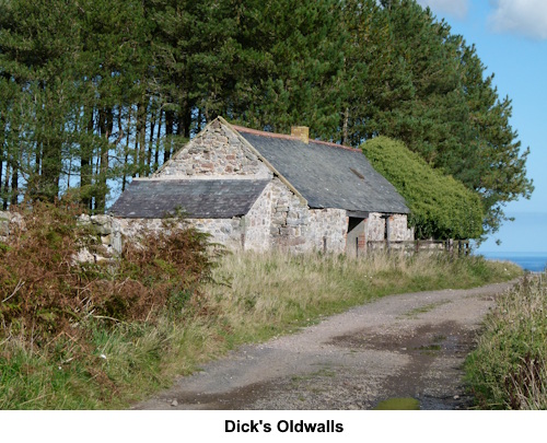 Dick's Oldwalls ruined farm.