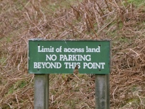 Limit of parking