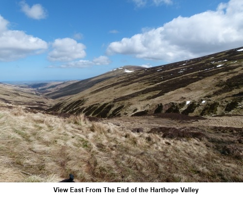 Cheviot walk, end of the Harthope Valley