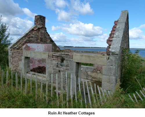 A ruin at Heather Cottages.