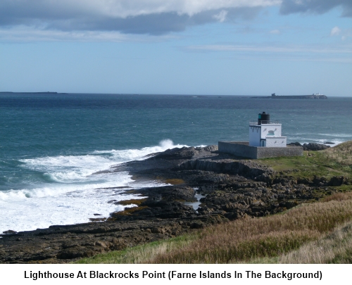 The lighthouse at Blackrocks Point.