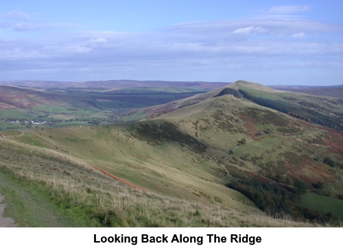 Looking along the ridge