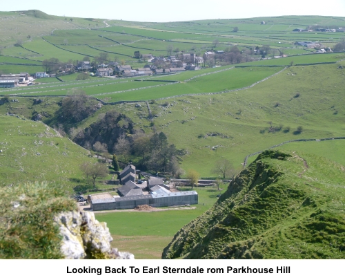 View back to Earl Sterndale