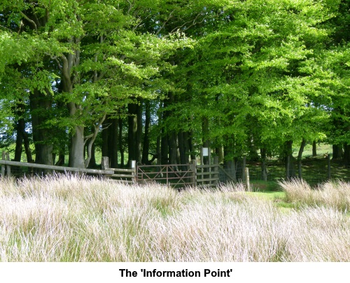 The information point on Brown Clee Hill.