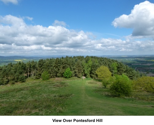 View over Pontesford Hill