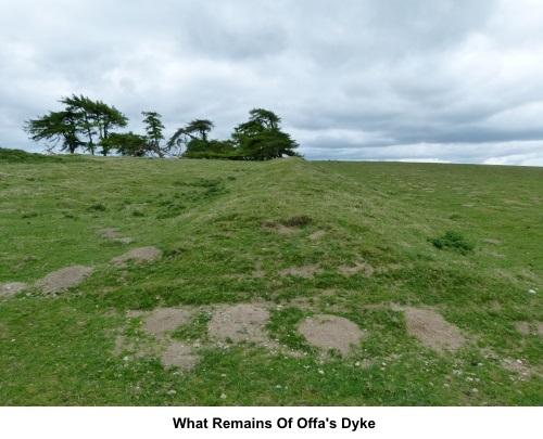 Offa's Dyke remains
