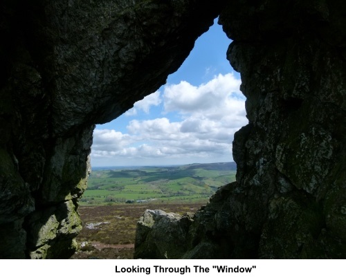 Looking through the window on the Stiperstones