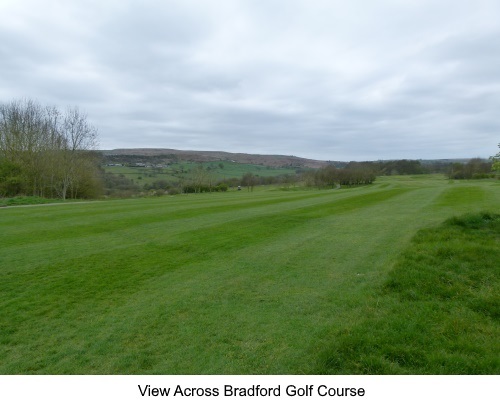 View across Bradford Golf Course.
