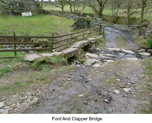 A ford amnnd clapper bridge.
