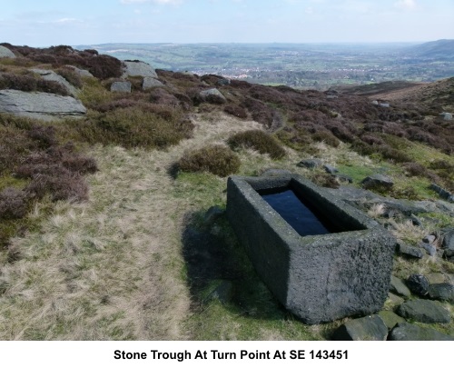 Stone trough at SE 143451