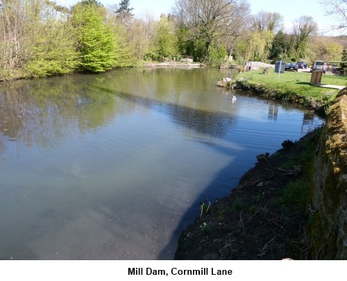Mill dam, Cornmill Lane
