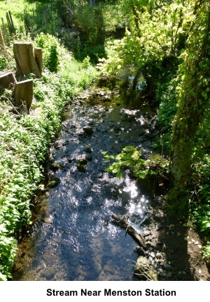 Stream near Menston Station