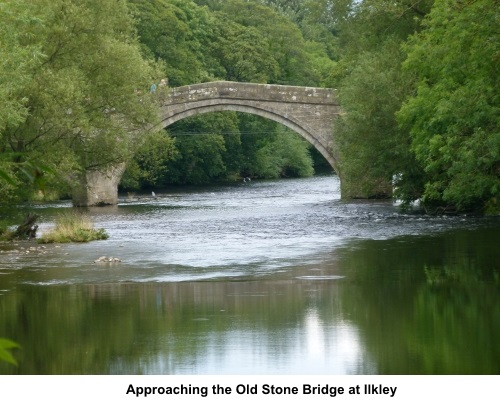 Old stone bridge Ilkley