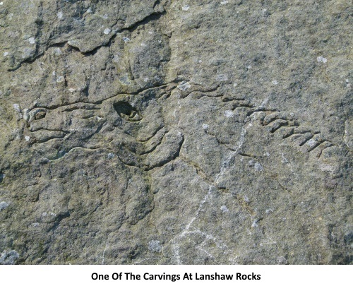 Carving at Lanshaw Rocks