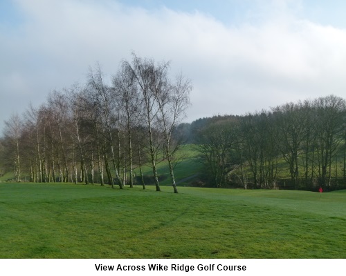 A view across Wike Ridge golf course