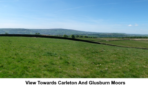 Looking towards Carleton and Glusburn Moors.