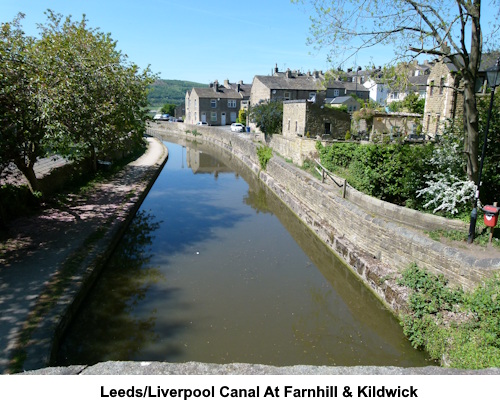The Leeds/Liverpool canal.