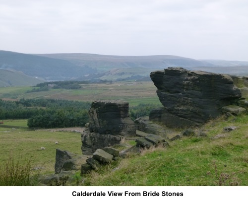 Calderdale view from Bride Stones