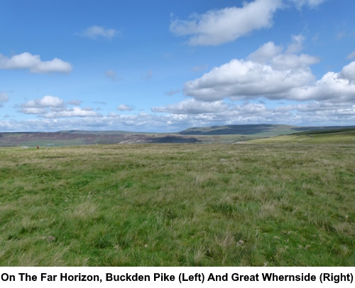 On the far horizon are Buckden Pike to the left and Great Whernside to the right.