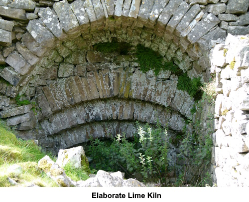 The elaborate lime kiln referred to in the text.