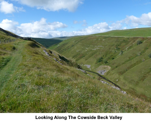 A view along the Cowside Beck valley.