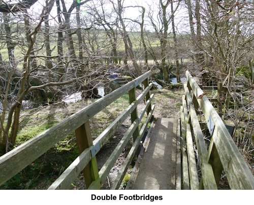 Double footbridges.