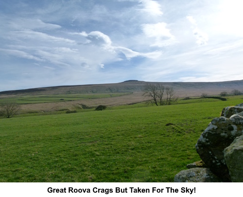 Great Roova crags but picture taken for the sky.
