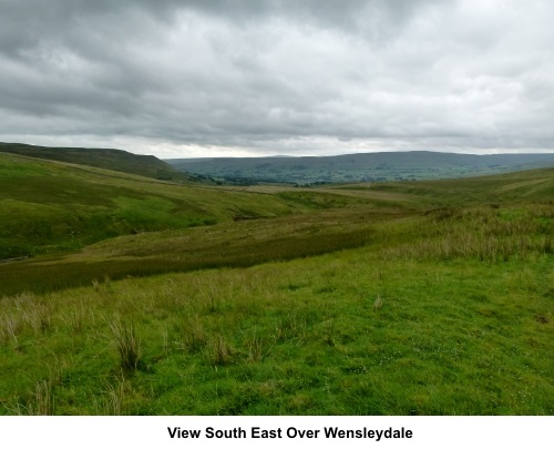 View south east over Wensleydale