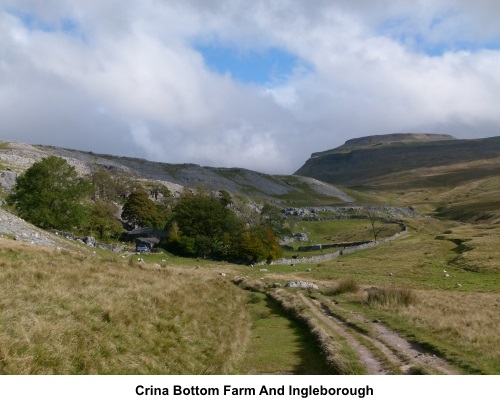 Crina Bottom Farm and Ingleborough