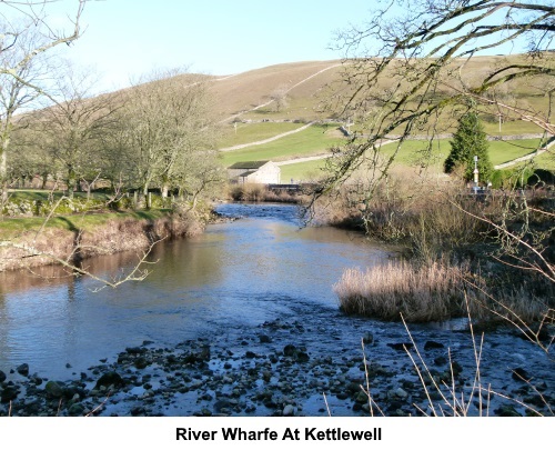 The river Wharfe at Kettlewell.