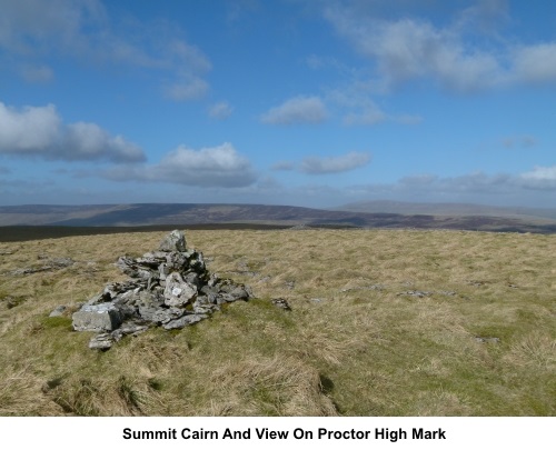 Summit cairn on Proctor High Mark