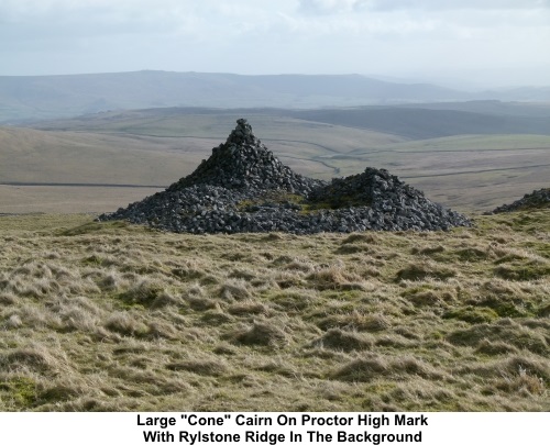 Large cone cairn on Proctor High Mark