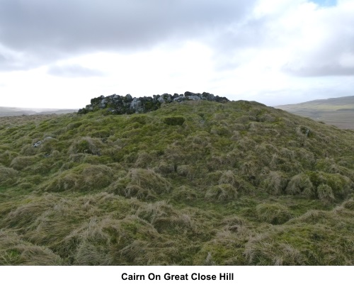 Cairn on Great Close Hill