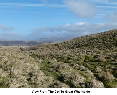 View from col to Great Whernside