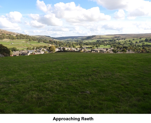 Approaching Reeth.