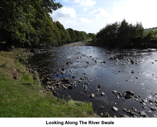 Looking along the River Swale.